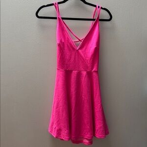 SHEIN Vibrant Pink Dress